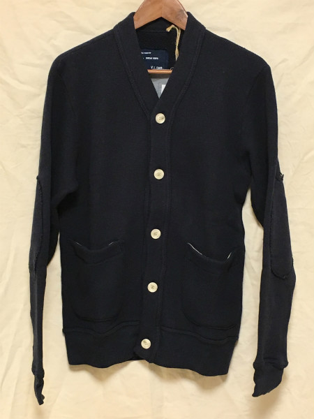 新品 v::room ヴイルーム ローゲージ カーディガン navy M