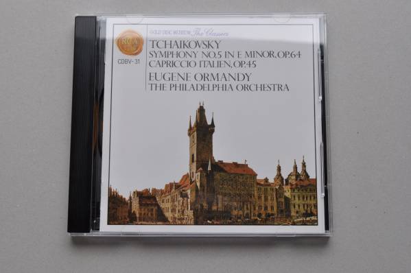 チャイコフスキー：交響曲第5番&イタリア奇想曲@ユージン・オーマンディ&フィラデルフィア管弦楽団/ゴールドCD/Gold CD_画像1