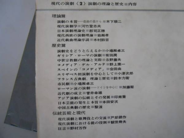 ●演劇の理論と歴史●現代の演劇●2●木下順二鈴木力衛三笠書房_画像3