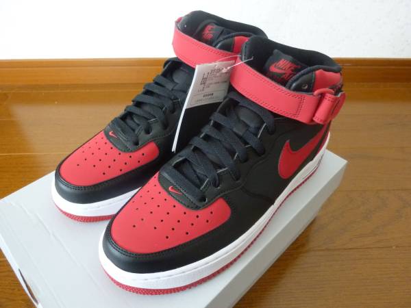 即決☆レア！限定！♪新品未使用 NIKE ナイキスニーカー AIR FORCE 1 '07 MID エアフォース１ ミッド 27.0cm♪25周年記念♪30周年記念_画像3