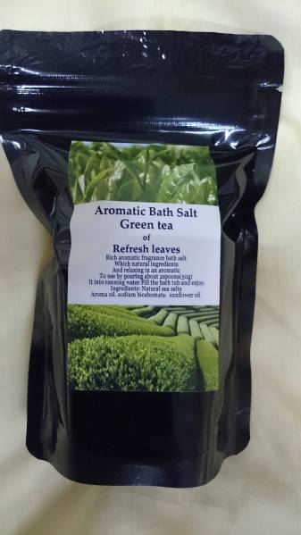  new goods * aroma bath salt (300g) green tea * chemistry preservation charge less 
