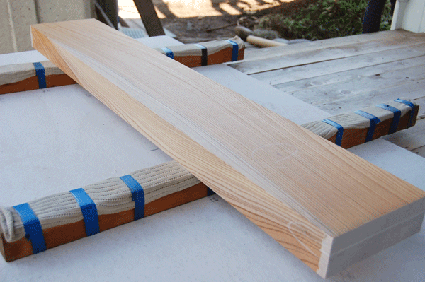 欅 ケヤキ　1225×204×66　新品 材木 角材 20年以上乾燥_画像2