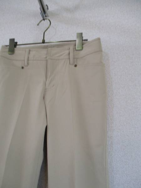 Pinky&Dianne beige boots cut pants (USED)72116