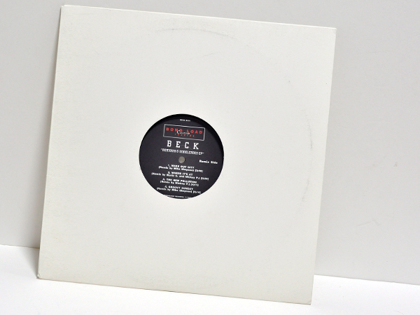 [限界最安値/ウォッチ7/即決2,500円/Discogs未登録/ヴァイナル・オンリー音源/FUJI ROCK/フジロック 出演] Beck Remixed & Unreleased LP_画像3
