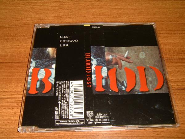 ⑨BLOOD(exCRAZE?ZIGGY?MADCAPSULEMARKETS)/LOST