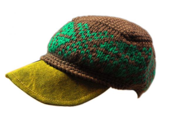 * free shipping * hand-knitted knit cap tea *