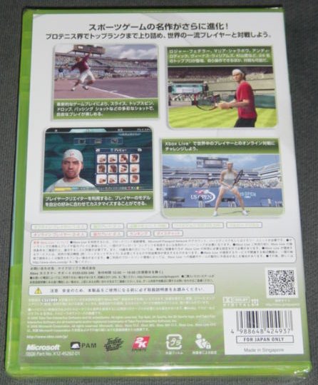 * новый товар *XBOX360 Topspin 2