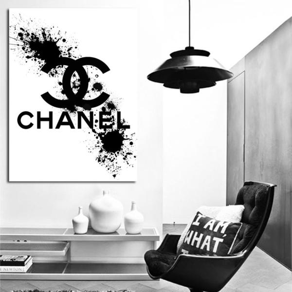 テレビで話題 シャネル Chanel オシャレ壁紙 写真 アルクフォト アート インテリア グッズ ポップ ポスター100x135cm 特大 その他 Labelians Fr