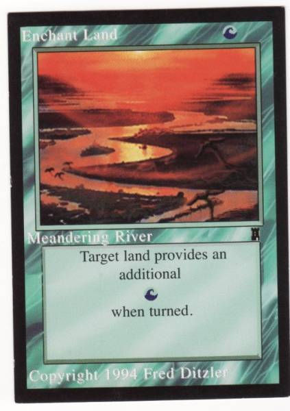 ●MTG● ミドルエイジ Meandering River(英語、未使用)_画像1