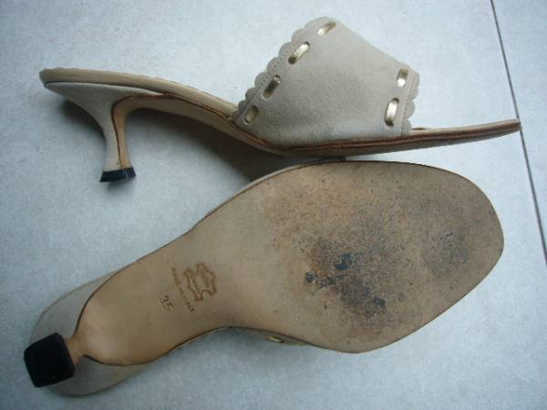 35*MANOLO Manolo Blahnik. полная распродажа сандалии * прекрасный товар 