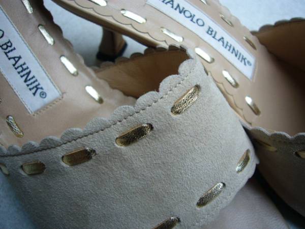 35*MANOLO Manolo Blahnik. полная распродажа сандалии * прекрасный товар 