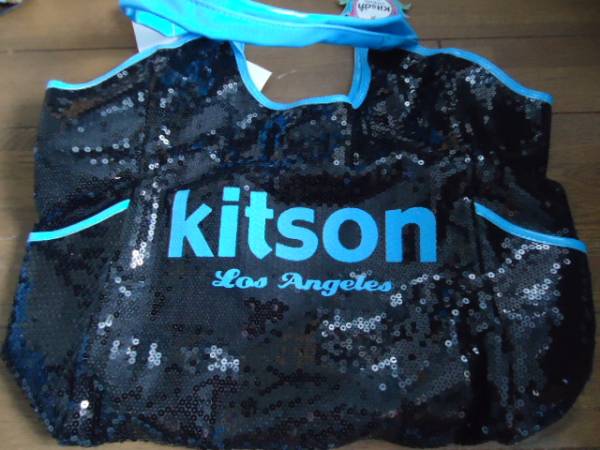 即決　新品未使用　キットソン　kitsonバッグ　ブルー
