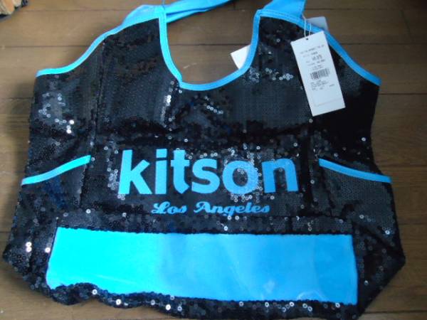 即決　新品未使用　キットソン　kitsonバッグ　ブルー