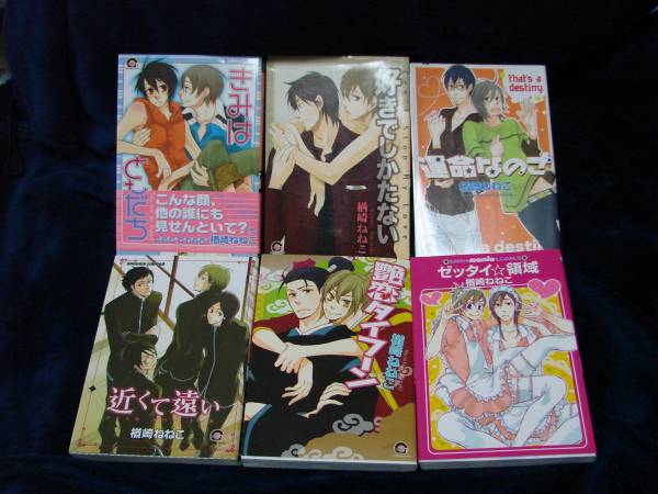 楢崎ねねこ 6冊 【きみはともだち】【好きでしかたない】【運命なのさ】【近くて遠い 】【 艶恋タイフーン】【ゼッタイ☆領域】送料520円_画像1