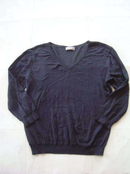 マーガレットハウエル シルク切り替えセーター size2