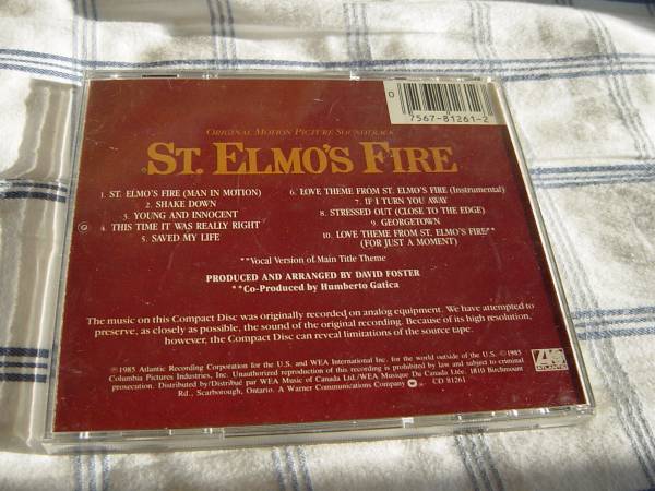 「ST.ELMO'S FIRE」 David Foster、John Parr、John Elefante関連 AOR系名盤(pán)