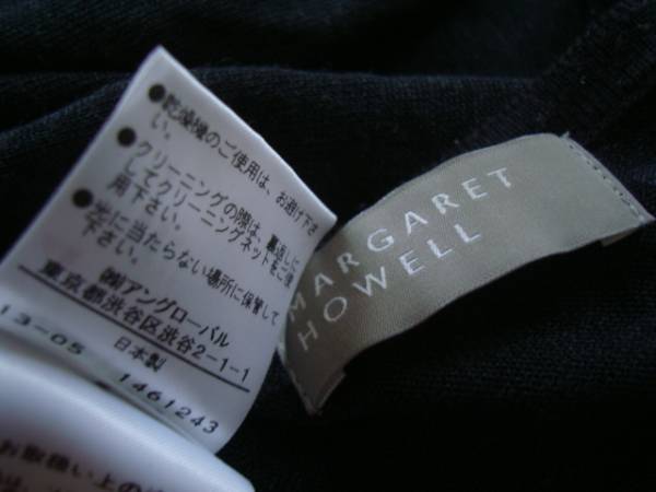 マーガレットハウエル シルク切り替えセーター size2