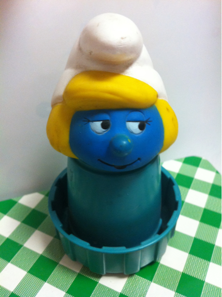 スマーフェット オモチャ雑貨希少レアスマーフSMURF小人ファンタジーアニメ映畫(huà)キノコ アンティーク 青い妖精 フィギュア80sビンテージ90s