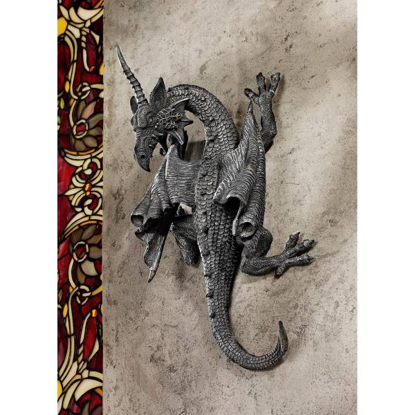 ドラゴンの壁掛け - 置物、オブジェ ドラゴンの壁掛け - 置物、オブジェ
