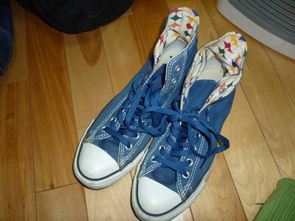  быстрое решение * Converse все Star высокий 26cm синий зеленый 