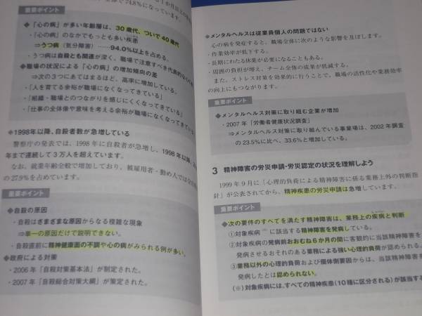 メンタルヘルス マネジメント 検定試験 I種 重要ポイント&問題集★見波 利幸★亀田 高志★日本能率協会マネジメントセンター★絶版★_画像3