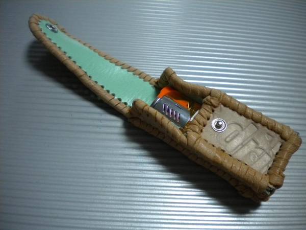 ハンドメイド　１００円ライター専用レザーケース(3)