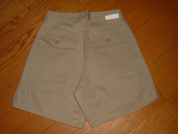  unused USA made 2 tuck cotton 4 pocket chino shorts 