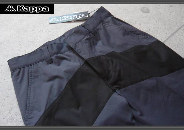 新品 カッパゴルフ(Kappa GOLF)高級デザインパンツ76紺定価16800