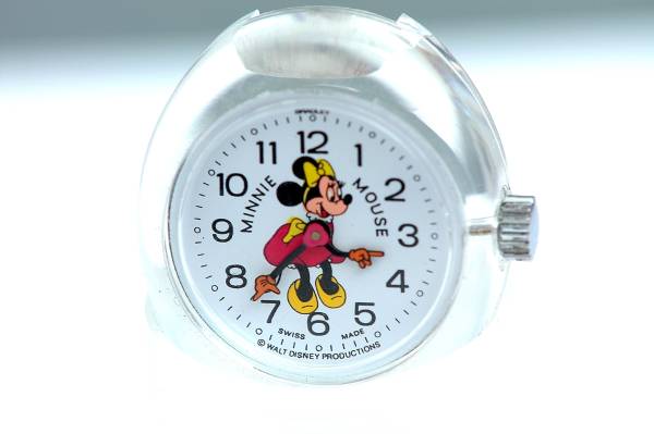 即決　ミ二ーマウス手巻時計　●BRADLEY　●貴重　● ディズニー　●スケルトン　ブラッドレイ
