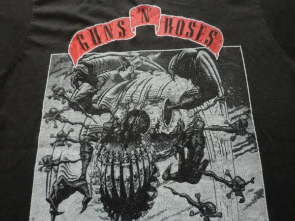 当時物 80sビンテージ GUNS N'ROSES ガンズ&ローゼズ Tシャツ_画像1