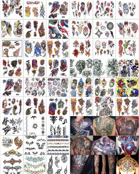 年中無休】 入墨刺青タトゥー和彫洋彫下絵写真画像大量素材5万種