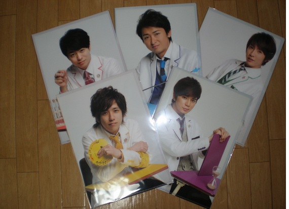 嵐のワクワク學校2012「クリアファイル」全5枚セット?新品