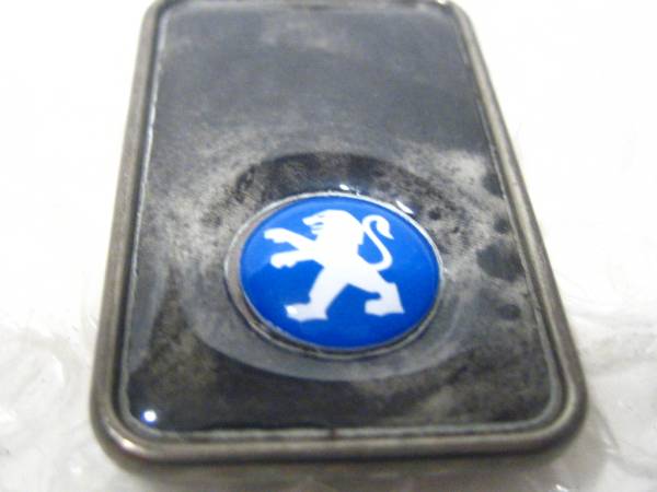 [Spiral]* Peugeot *TW plate key ring *PEUGEOT* new goods!