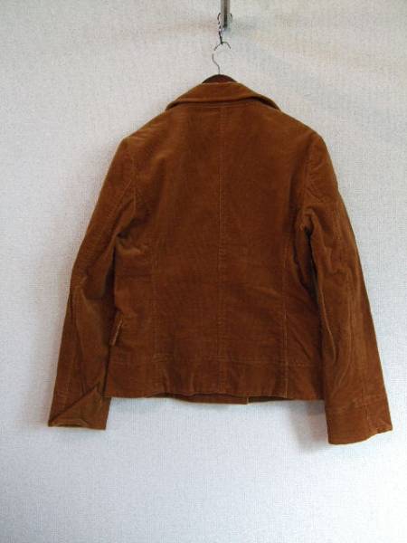 iiMK Camel color corduroy pea coat (USED)101412