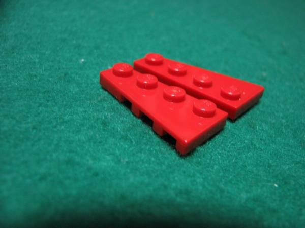 ☆レゴ-LEGO★41770★41769★ウェッジプレート[赤]2x4(左右ペア)★USED_画像2