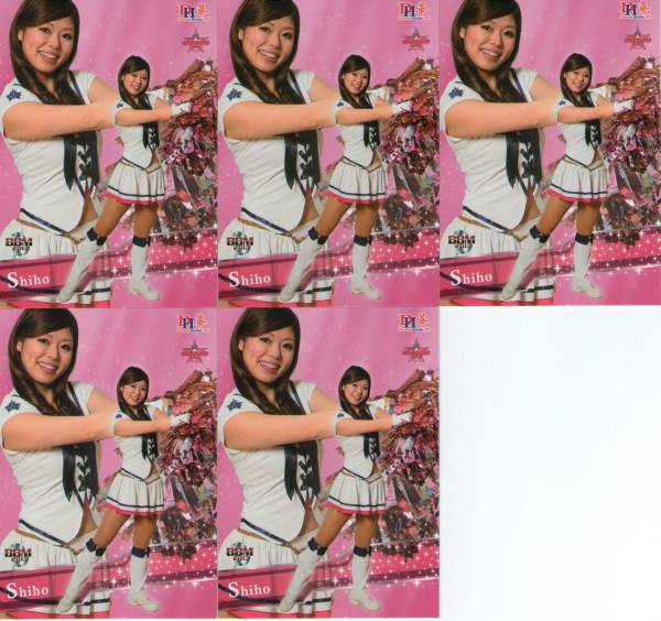 A901 BBM【しほ】 2013 チアリーダー 華 5枚set 横浜 DeNA_画像1