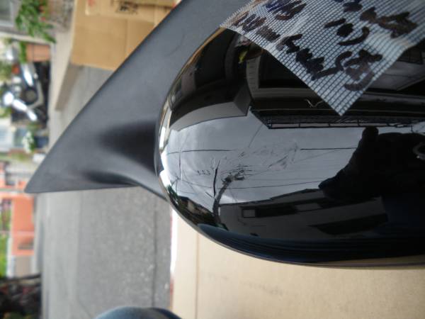 ^ Alpha Romeo 147 door mirror left black scratch equipped 