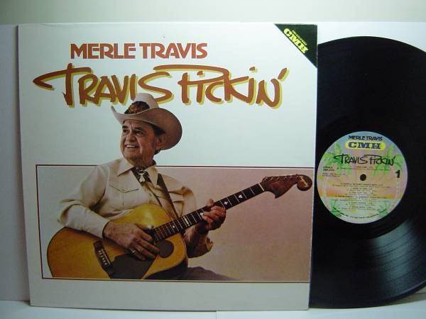 MERLE TRAVIS LP TRAVIS PICKIN' ロカビリー_画像1