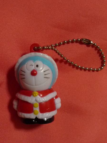  ultra rare! wistaria . un- two male Doraemon Santa Claus mascot key chain *