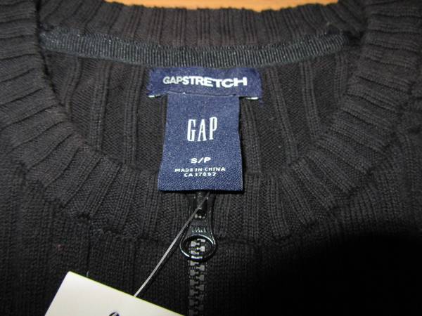 【GAP】ギャップ ジップアップセーター Size S タグ付き未着用品_画像2