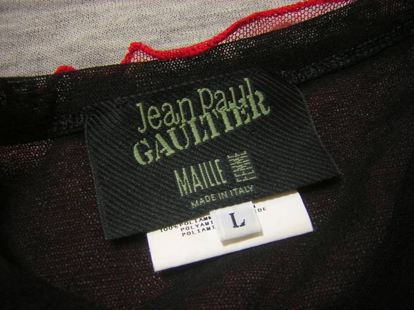 Jean Paul GAULTIER　ジャンポール・ゴルチエ　MAILLE FEMME　イタリア製　レイヤードトップス　ブラウス_画像3