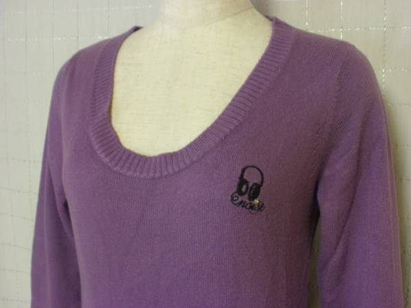  World Wide Love knitted WORLD WIDE LOVE! purple 