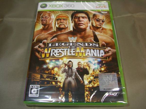 新品　Xbox360　WWE レジェンズ オブ レッスルマニア_画像1