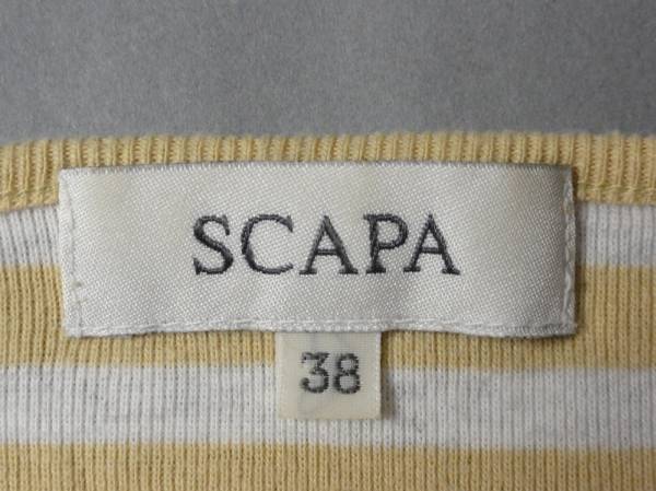 # beautiful goods #SCAPA Scapa * long sleeve cut and sewn *38* border 