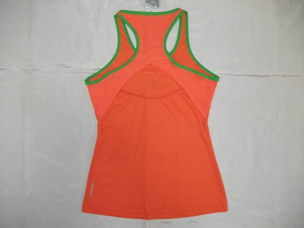  новый товар быстрое решение adidas Adidas ADIZERO майка M размер свежий orange / Inte ns зеленый G38136