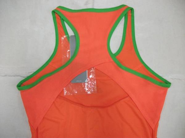  новый товар быстрое решение adidas Adidas ADIZERO майка M размер свежий orange / Inte ns зеленый G38136