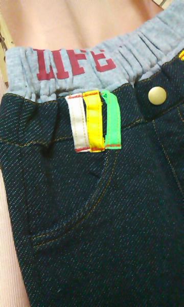  новый товар * приятный .. Denim способ шорты 110 цвет ремень петля 