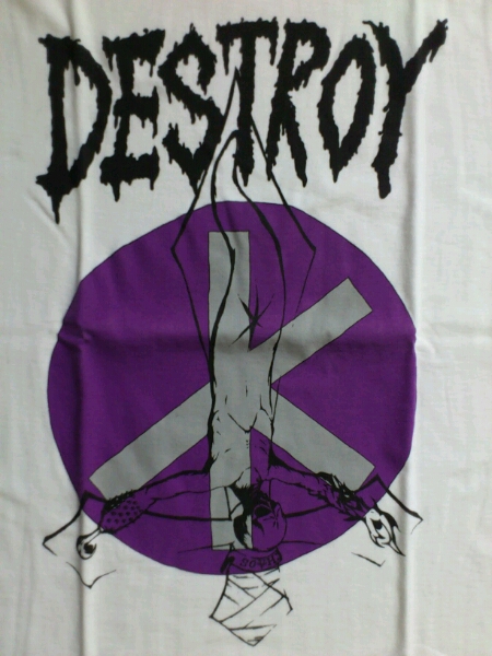 KAMO カモ 新品 Tシャツ DESTROY デストロイ 白 ホワイト WHITE_画像2