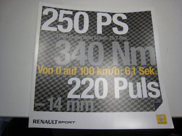 * abroad catalog . language Renault sport clio * Megane other 6145