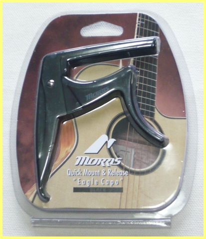 モーリスカポ CA-1400 フォークギター用ワンタッチBlack　新品！_画像1